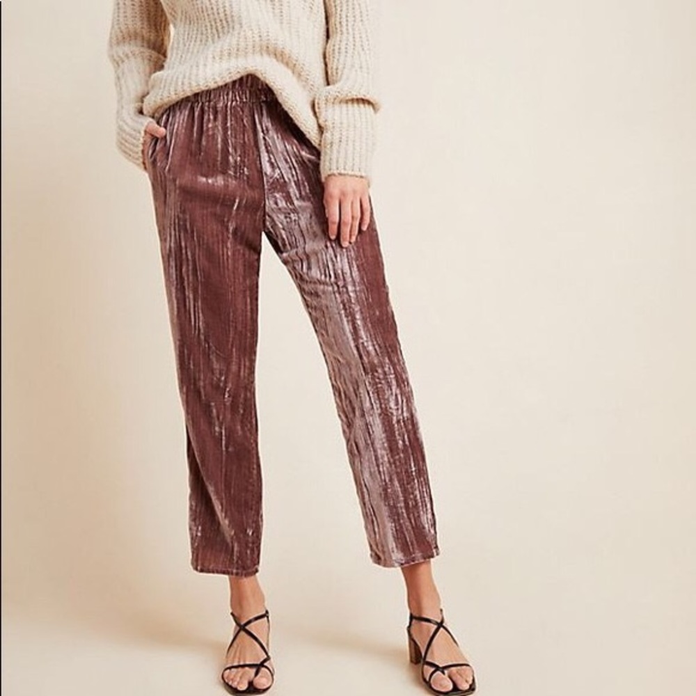 NWT Anthropologie Tina + Jo velvet trouser XS